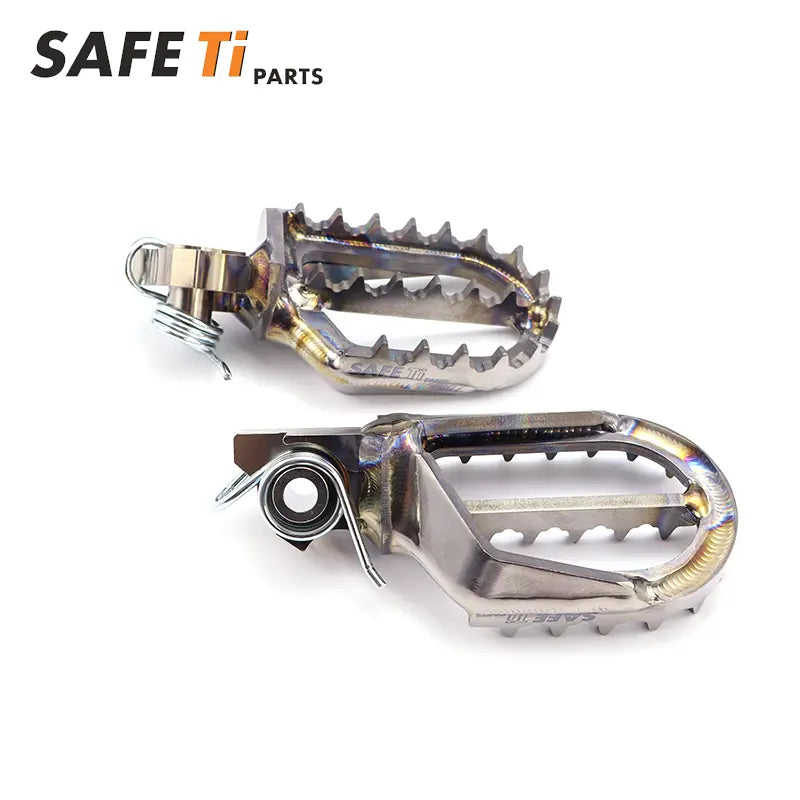 Titanium footpegs Pro for BMW