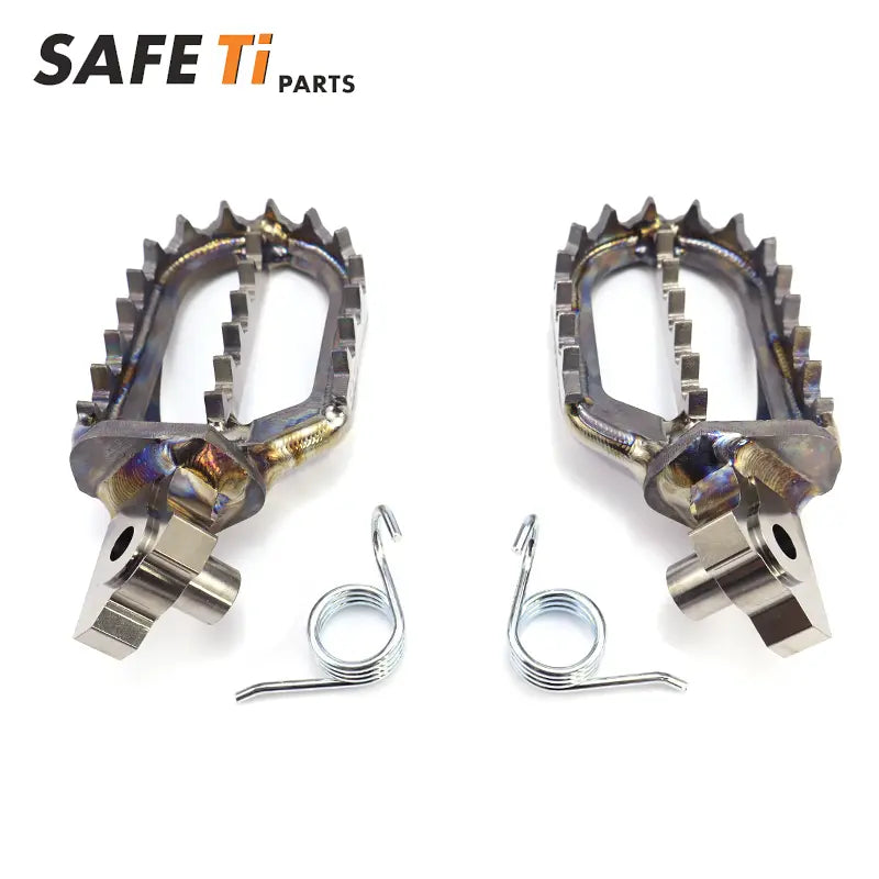 Titanium footpegs Pro for BMW