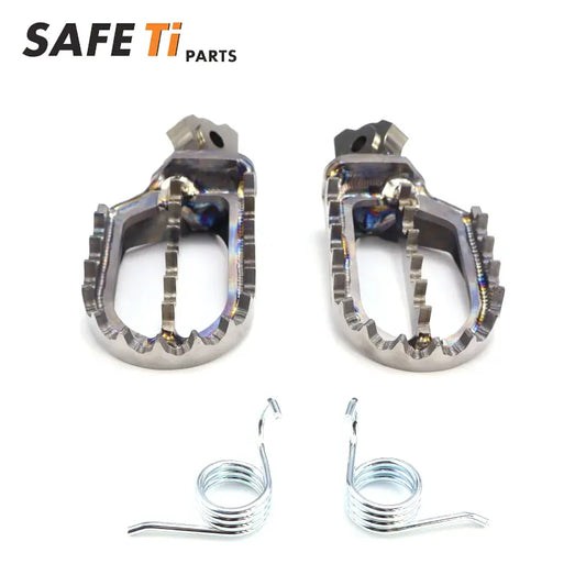 Titanium footpegs Pro for BMW