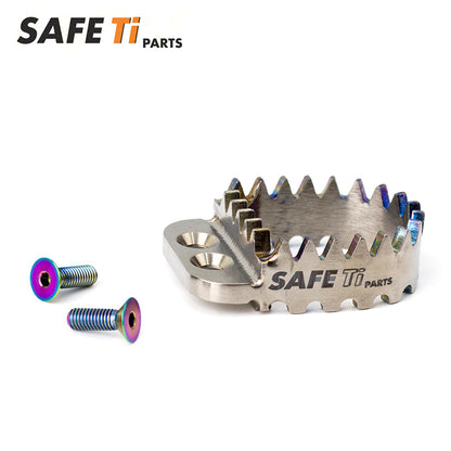 SAFETi GR5 Titanium Brake Pedal Tip Kit for KTM 790 Adventure