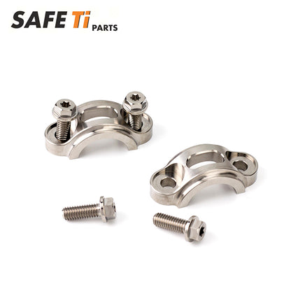 SAFETi GR5 Titanium Clutch & Brake Master Cylinder Guard Set for KTM (With Bolts)