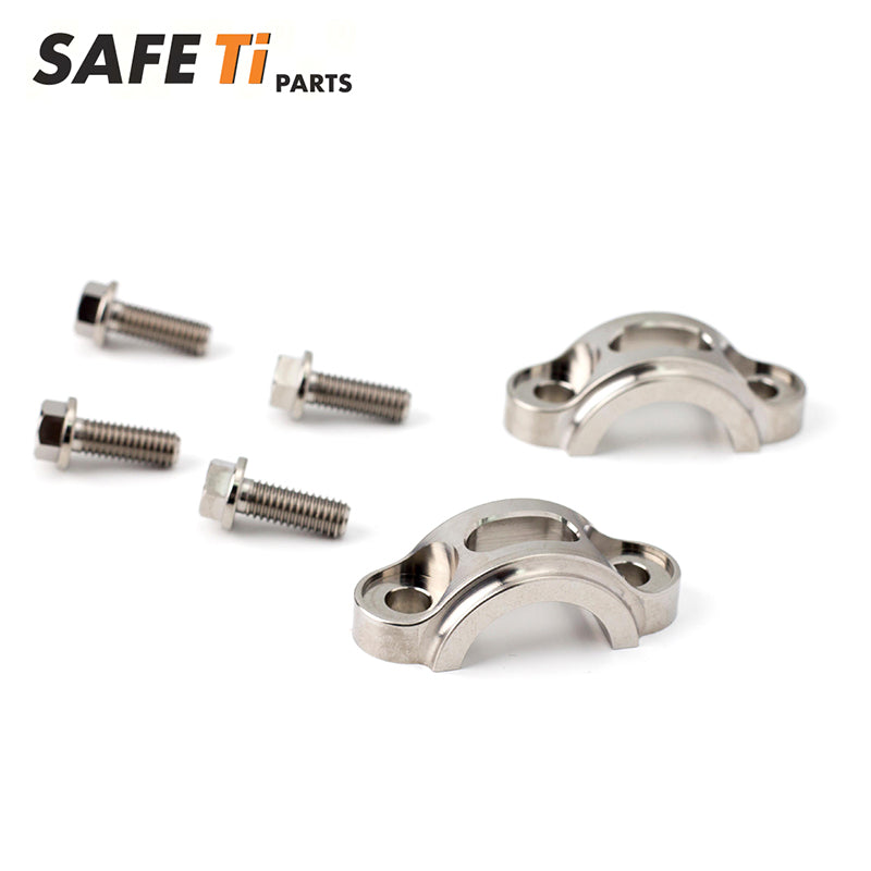 SAFETi GR5 Titanium Clutch & Brake Master Cylinder Guard Set for KTM (With Bolts)