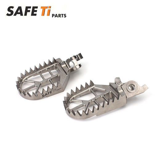SAFETi GR5 Титановые подножки PRO CNC для Honda CR/CRF (10mm Назад + 5mm Вниз)