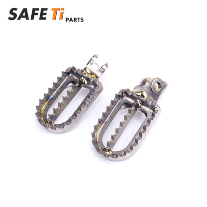 Titanium footpegs for CFMOTO MT